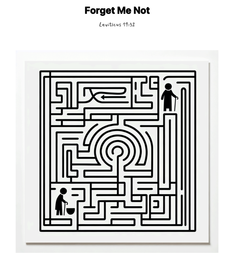 Forget Me Not maze